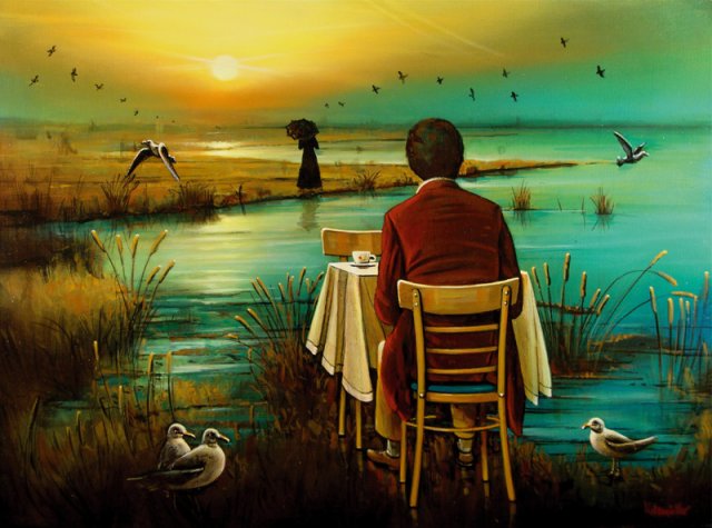 kitzmuller das Warten am grossen Teich